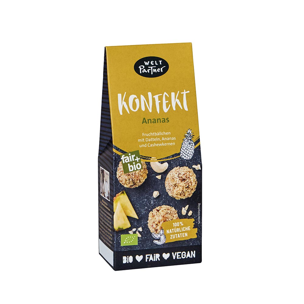 KONFEKT ANANAS FRUCHTBÄLLCHEN